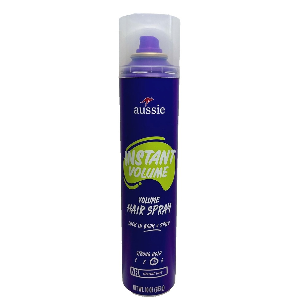 Aussie INSTANT VOLUME Hairspray Strong Hold 10oz‎ Cruelty Free New